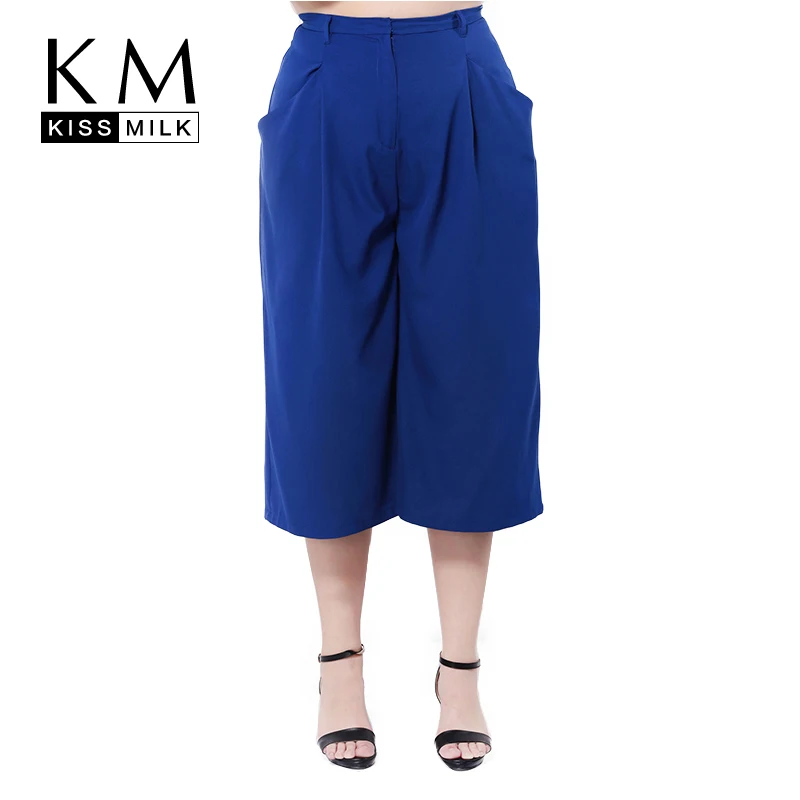 Kissmilk Plus Size New Fashion Women Pocket Casual Loose Big Size Three Quarter Chiffon Wide Leg Pants 3XL 4XL 5XL 6XL
Kissmilk Plus Size New Fashion Women Pocket Casual Loose Big Size Three Quarter Chiffon Wide Leg Pants 3XL 4XL 5XL 6XL
