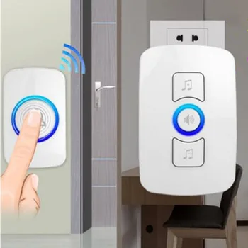 High quality 150 M remote wireless doorbell smart doorbell no battery eu plug door hardware lock campainha sem fios
High quality 150 M remote wireless doorbell smart doorbell no battery eu plug door hardware lock campainha sem fios