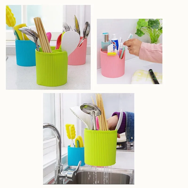 1 Pc Drain Versatile Chopsticks Box Household Kitchen Utensils Cutlery Plastic Storage Cylinder
1 Pc Drain Versatile Chopsticks Box Household Kitchen Utensils Cutlery Plastic Storage Cylinder
