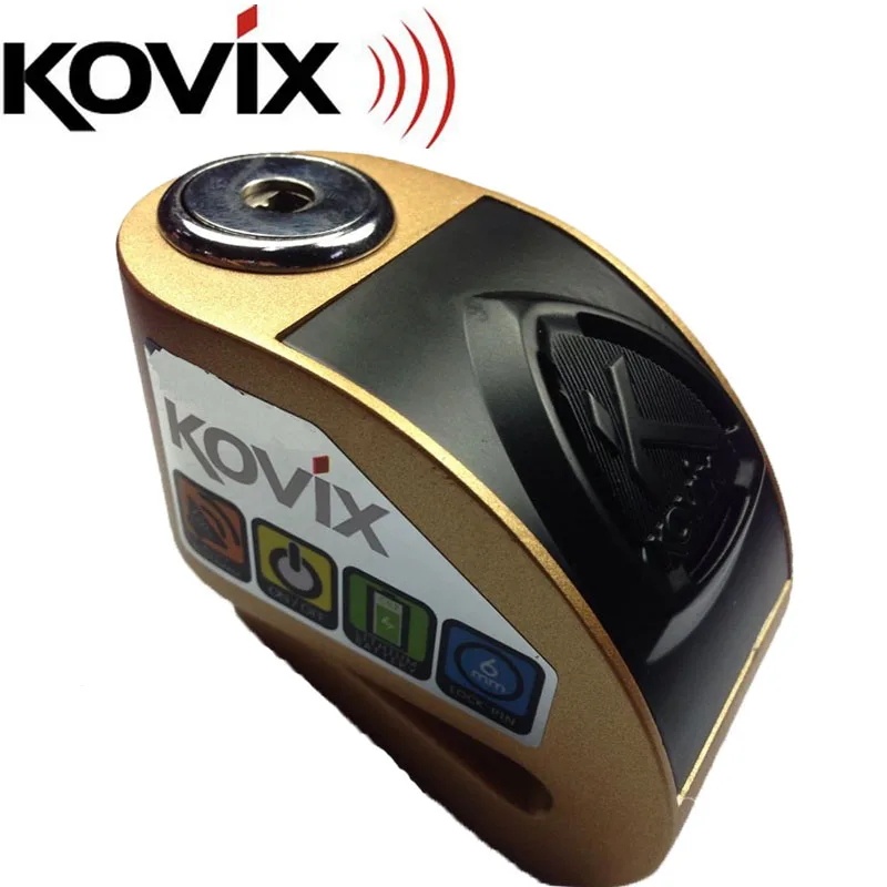 

120DB Alloy Steel Motorcycle Accessories Vibration Anti-theft Security Alarm System For Scooter Kovix KD6