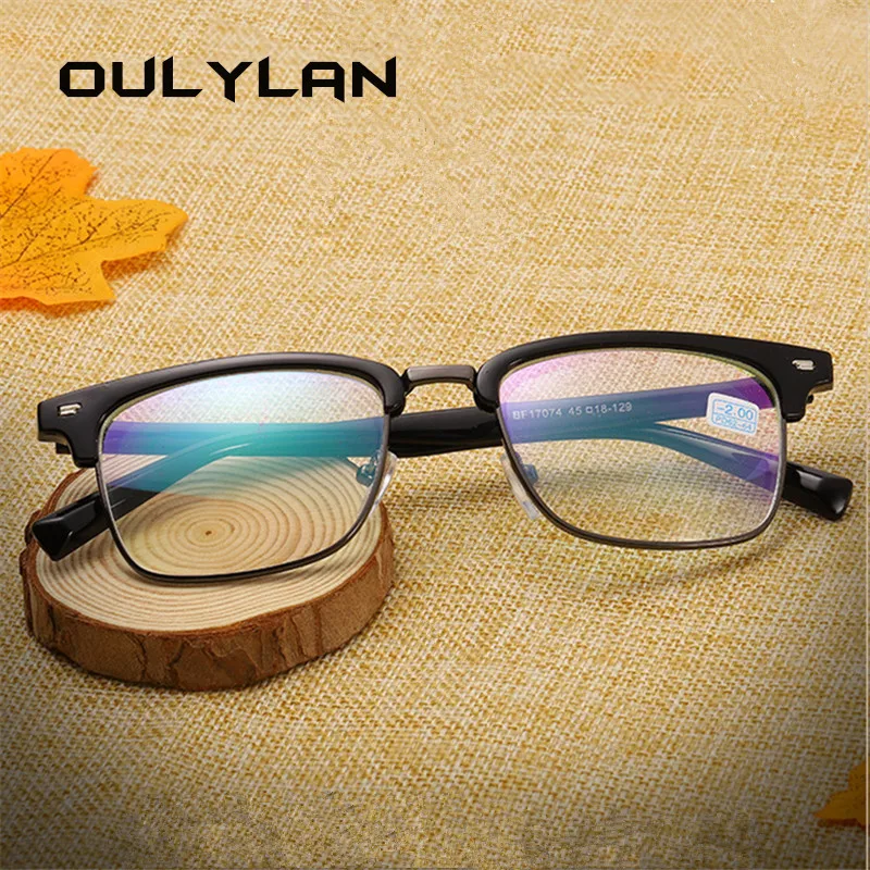 Oulylan Retro Finished Myopia Glasses Women Near-sightedness Eye Glasses Men Clear Computer Eyewear Spectacles Diopter -1.0 -4.0
Oulylan Retro Finished Myopia Glasses Women Near-sightedness Eye Glasses Men Clear Computer Eyewear Spectacles Diopter -1.0 -4.0