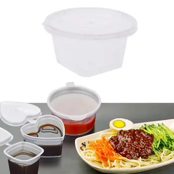 50Pcs Disposable Puddding Cups Set Of 90ml/3 oz Sauce Pot Container Jello Shot Cup Slime Polygon Storage With Lid For Ketchup
50Pcs Disposable Puddding Cups Set Of 90ml/3 oz Sauce Pot Container Jello Shot Cup Slime Polygon Storage With Lid For Ketchup