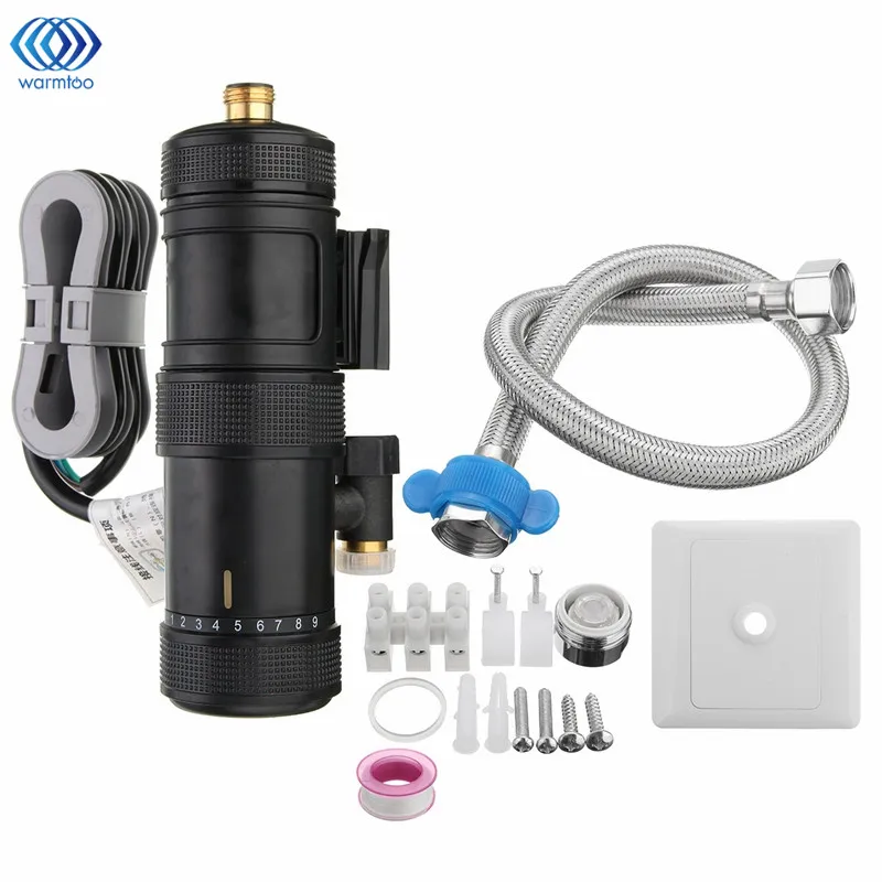 Kitchen Electric Hot Water Heater Temperature Adjustable Bathroom Bath Shower Instant Heating Tap Basin Mixer Faucet 5500w
Kitchen Electric Hot Water Heater Temperature Adjustable Bathroom Bath Shower Instant Heating Tap Basin Mixer Faucet 5500w