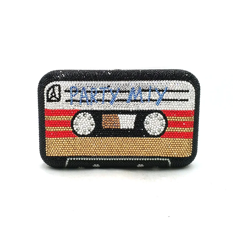 Special customization Bridal wedding party purses women evening party listen me tapes diamonds party mi crystal clutches purses
Special customization Bridal wedding party purses women evening party listen me tapes diamonds party mi crystal clutches purses