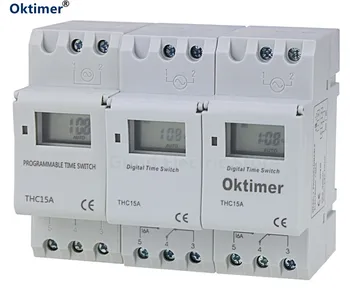 THC15A Electronic Weekly 7 Days Programmable Digital TIME SWITCH Relay Timer Control AC 220V 230V 12V 24V 48V 16A Din Rail Mount
THC15A Electronic Weekly 7 Days Programmable Digital TIME SWITCH Relay Timer Control AC 220V 230V 12V 24V 48V 16A Din Rail Mount