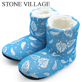 STONE VILLAGE Leaf Printed Indoor Home Slippers Winter Cotton Soft Plush Slippers Floor Indoor Women Shoes Free Size
STONE VILLAGE Leaf Printed Indoor Home Slippers Winter Cotton Soft Plush Slippers Floor Indoor Women Shoes Free Size