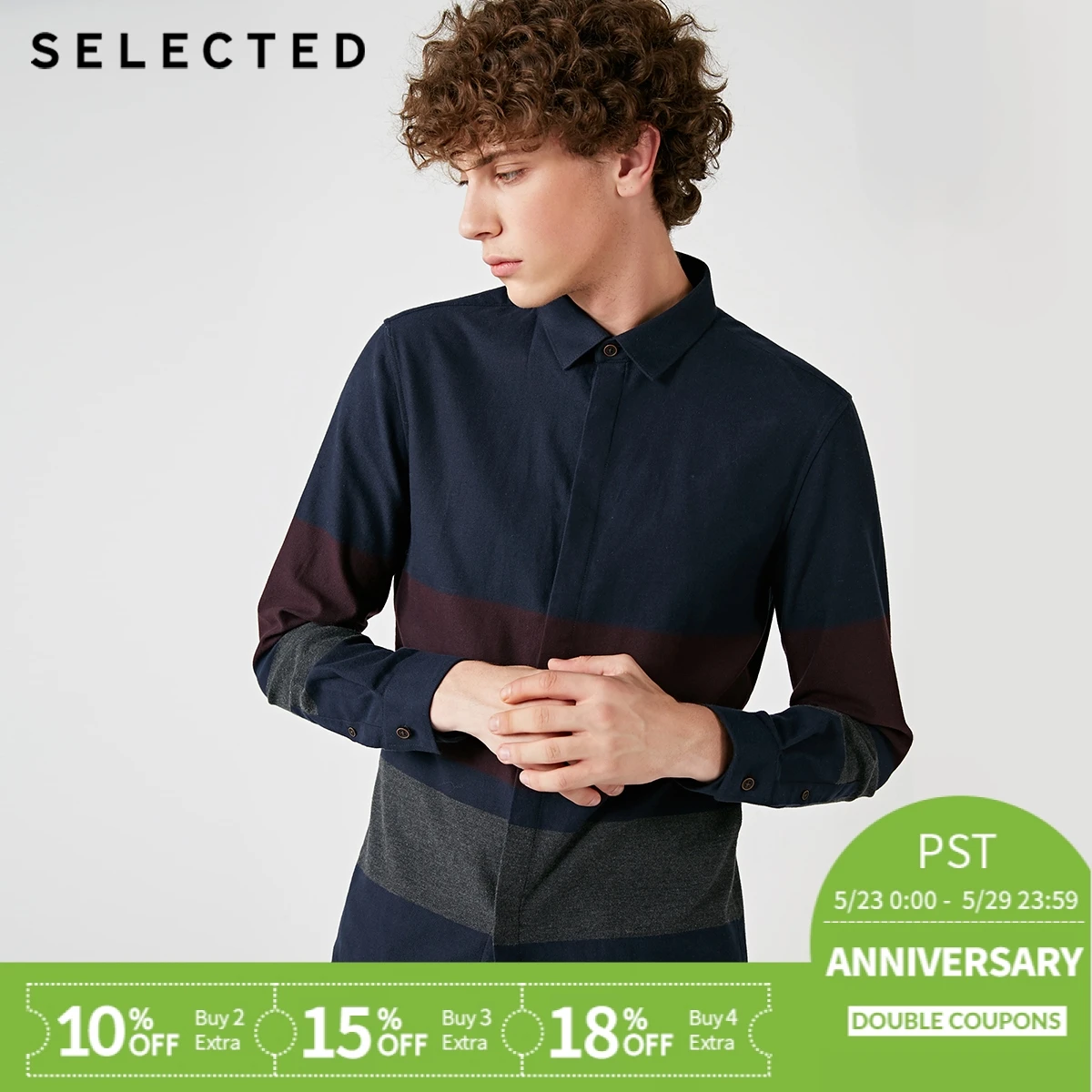 SELECTED male contain cotton cultivate morality stripe business and leisure travelers long sleeve shirt S | 418405534
SELECTED male contain cotton cultivate morality stripe business and leisure travelers long sleeve shirt S | 418405534