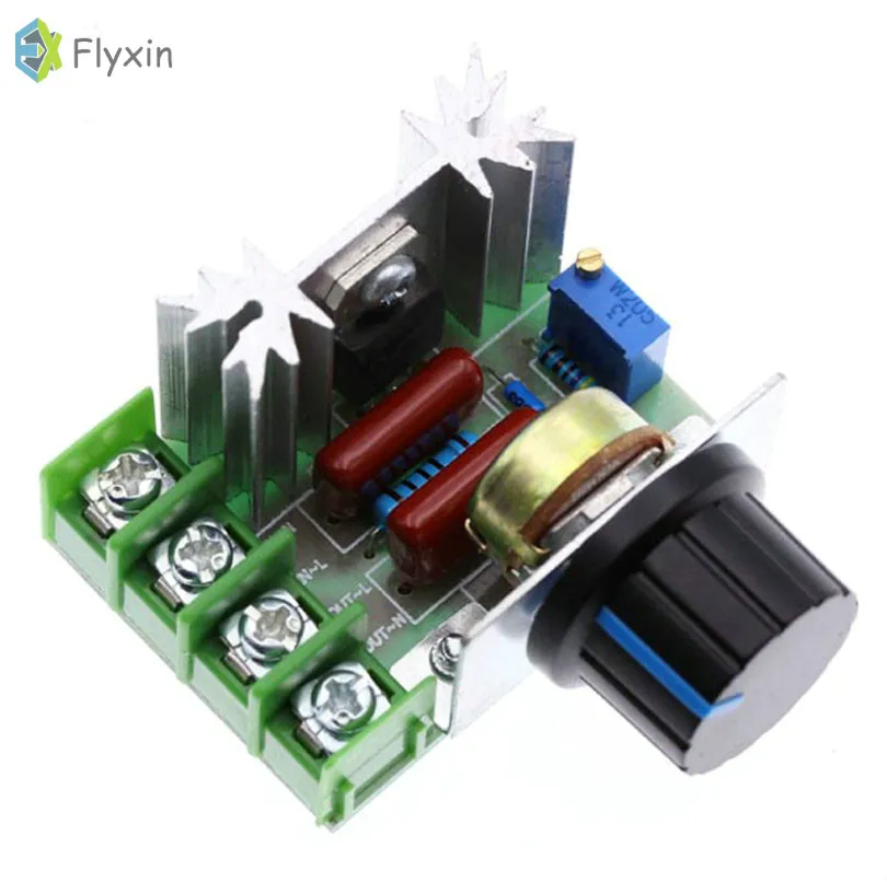 1PCS 220V 2000W Speed Controller SCR Voltage Regulator Dimming Dimmers Thermostat Motor Controller
1PCS 220V 2000W Speed Controller SCR Voltage Regulator Dimming Dimmers Thermostat Motor Controller