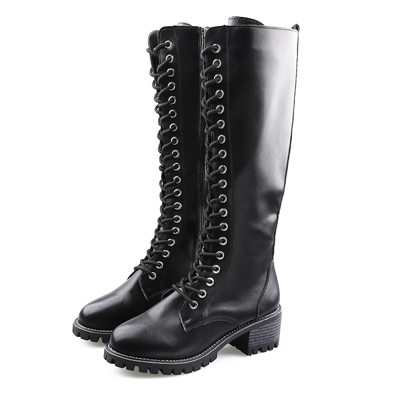 European and American new plus velvet leather boots, with women's high-heeled fashion pointed Martin boots.
European and American new plus velvet leather boots, with women's high-heeled fashion pointed Martin boots.