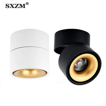 LED surface mounted Ceiling lamp AC85-265 5W/7W/12W COB Downlight 360 Degree 360 Rotating LED Spot Light with LED Driver
LED surface mounted Ceiling lamp AC85-265 5W/7W/12W COB Downlight 360 Degree 360 Rotating LED Spot Light with LED Driver