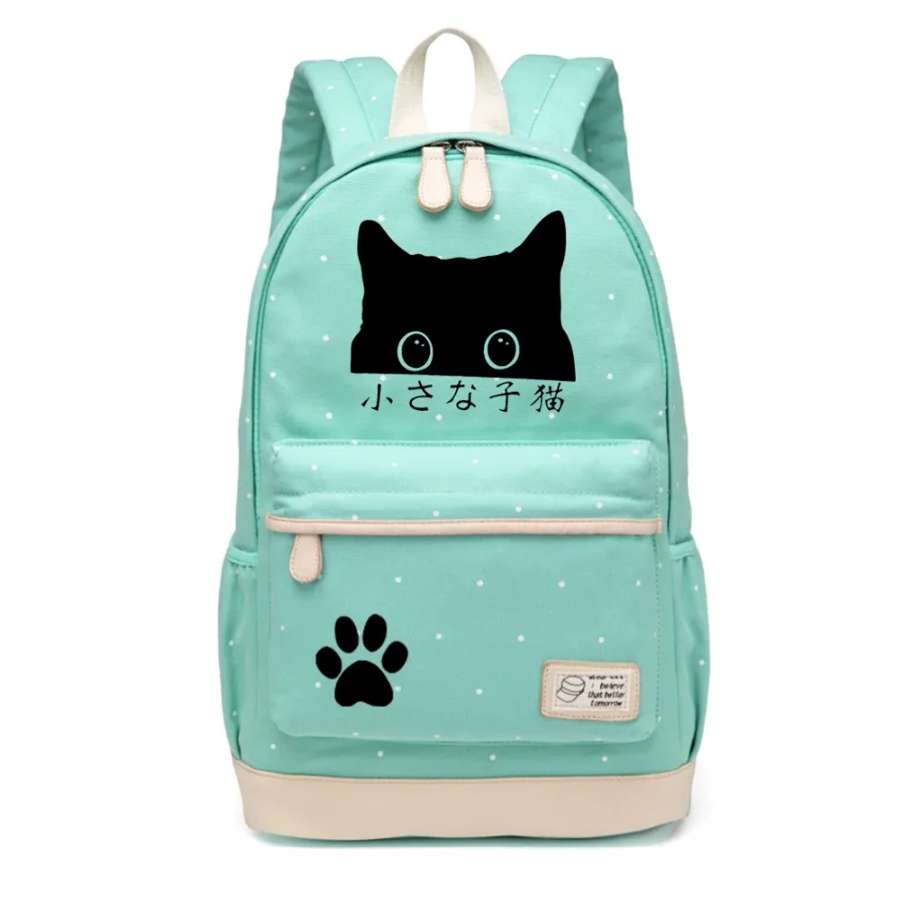 WISHOT Unicorn cat lovely cute Canvas bag wave point Rucksacks backpack travel Shoulder Bag for girls The small fresh
WISHOT Unicorn cat lovely cute Canvas bag wave point Rucksacks backpack travel Shoulder Bag for girls The small fresh