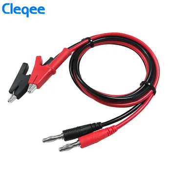 Cleqee P1040 1Set 1M 4mm Banana Plug to Crocodile Alligator Clip Test Probe Lead Wire Cable Test Leads Kits
Cleqee P1040 1Set 1M 4mm Banana Plug to Crocodile Alligator Clip Test Probe Lead Wire Cable Test Leads Kits