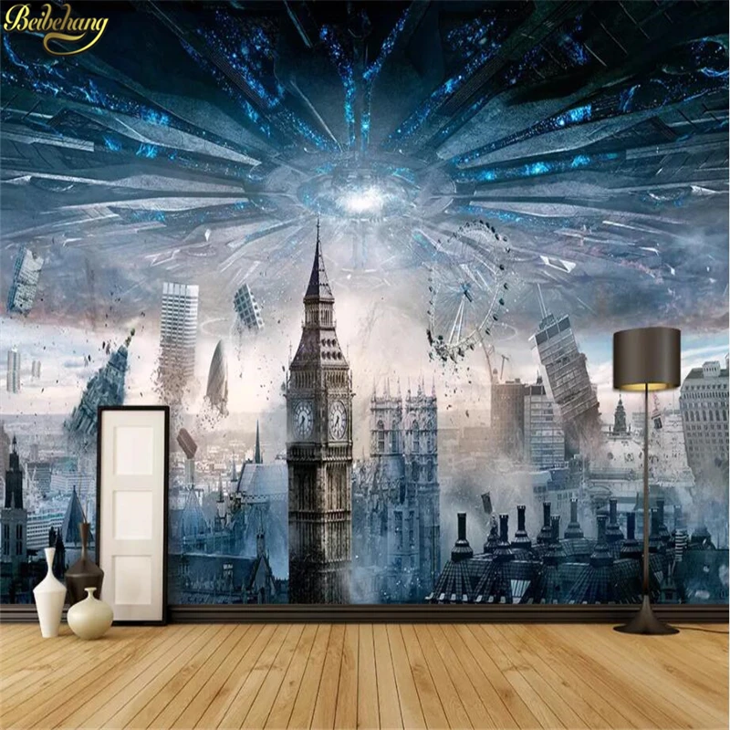 beibehang custom Aliens destroy city mural wallpaper roll background Movie UFO photo mural wallpapers for living room decoration
beibehang custom Aliens destroy city mural wallpaper roll background Movie UFO photo mural wallpapers for living room decoration