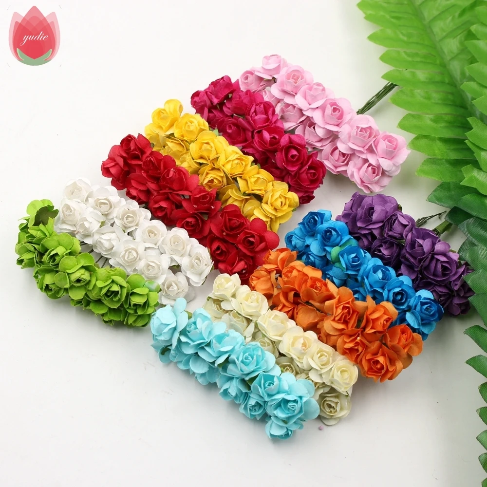 12pcs Paper Rose Handmade Artificial Flowers Bouquet For Wedding Room Decoration DIY Scrapbooking Garland Fake Flowers
12pcs Paper Rose Handmade Artificial Flowers Bouquet For Wedding Room Decoration DIY Scrapbooking Garland Fake Flowers