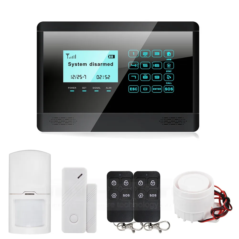 DIYSECUR 433MHz Wireless GSM SMS TEXT Touch Keypad Home House Alarm System Touch Panel M2BX
DIYSECUR 433MHz Wireless GSM SMS TEXT Touch Keypad Home House Alarm System Touch Panel M2BX