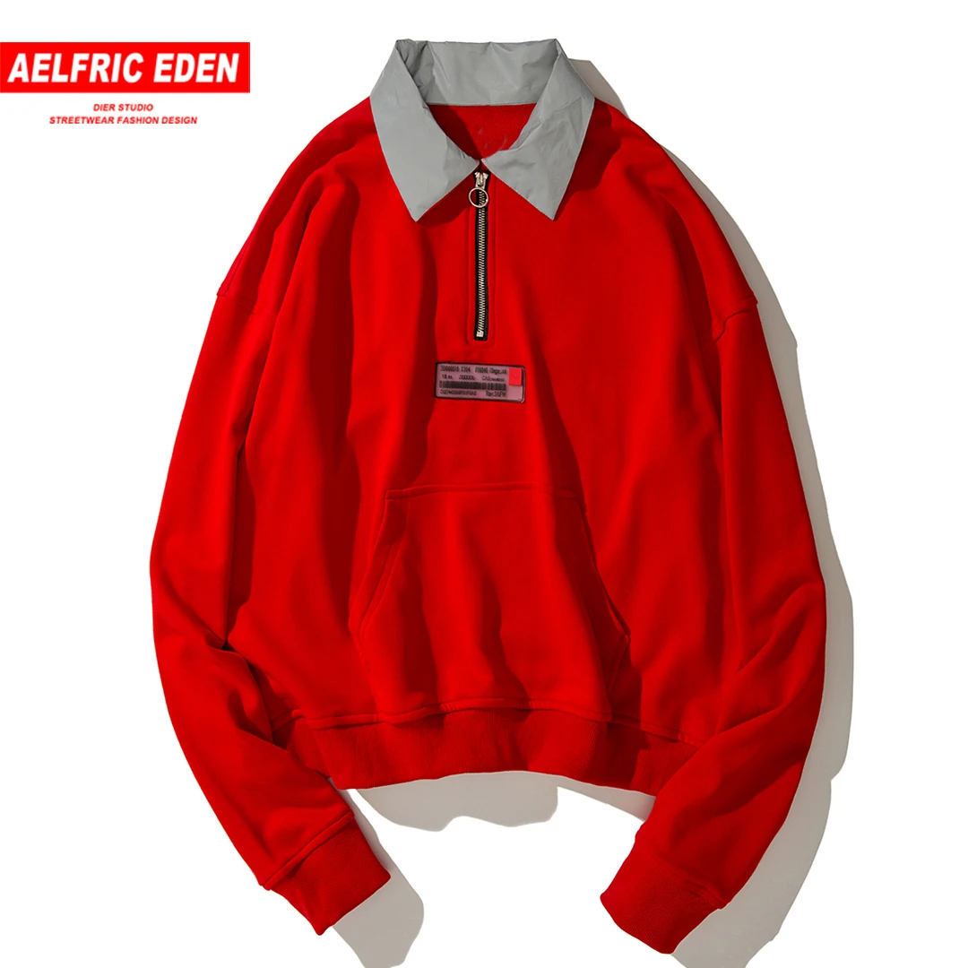 Aelfric Eden 2018 пуловер Весна-Осень рубашка Для мужчин уличная хлопковый свитшот