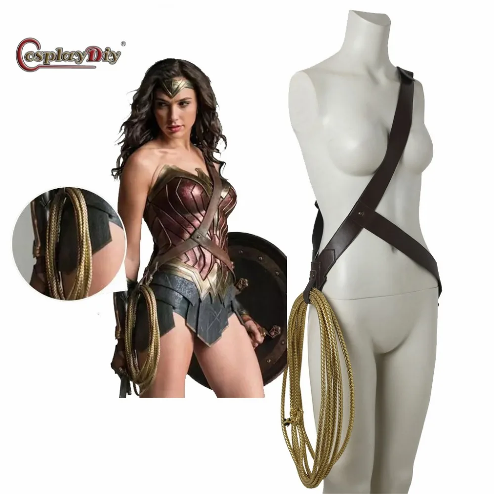 Cosplaydiy Hot Movie Wonder Woman Cosplay Diana Prince Costume Props Turth Rope String With Belt Halloween Cosplay Accessories
Cosplaydiy Hot Movie Wonder Woman Cosplay Diana Prince Costume Props Turth Rope String With Belt Halloween Cosplay Accessories