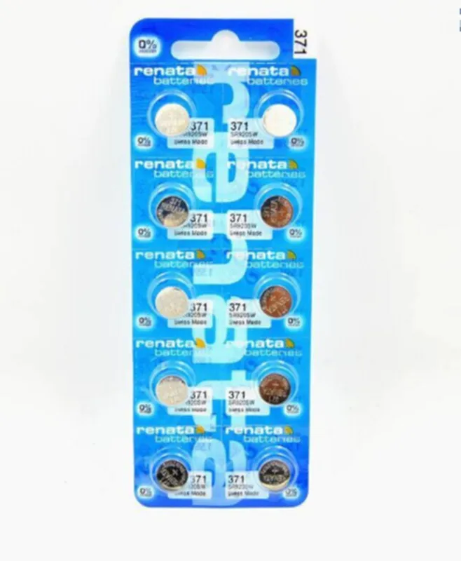 5Pcs/Lot RETAIL Brand New Renata LONG LASTING 371 SR920SW LR69 LR920 AG6 Watch Battery Button Coin Cell Swiss Made 100% Original
5Pcs/Lot RETAIL Brand New Renata LONG LASTING 371 SR920SW LR69 LR920 AG6 Watch Battery Button Coin Cell Swiss Made 100% Original
