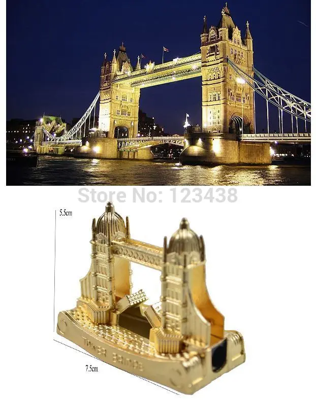 BOHS London Style Big Ben and Gold Tower Bridge Metal Alloy Model Diecast, with Pencil Sharpener
BOHS London Style Big Ben and Gold Tower Bridge Metal Alloy Model Diecast, with Pencil Sharpener