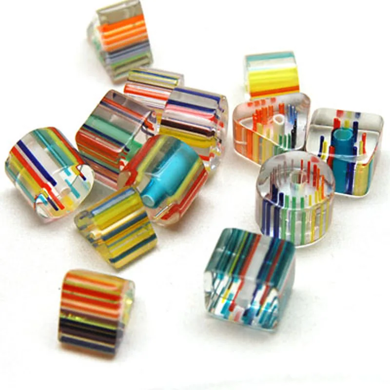 Assorted Cane Glass Spacer Loose Lampwork Beads 5 Colors For Jewelry Making Sold Per Pkg Of 50g
Assorted Cane Glass Spacer Loose Lampwork Beads 5 Colors For Jewelry Making Sold Per Pkg Of 50g