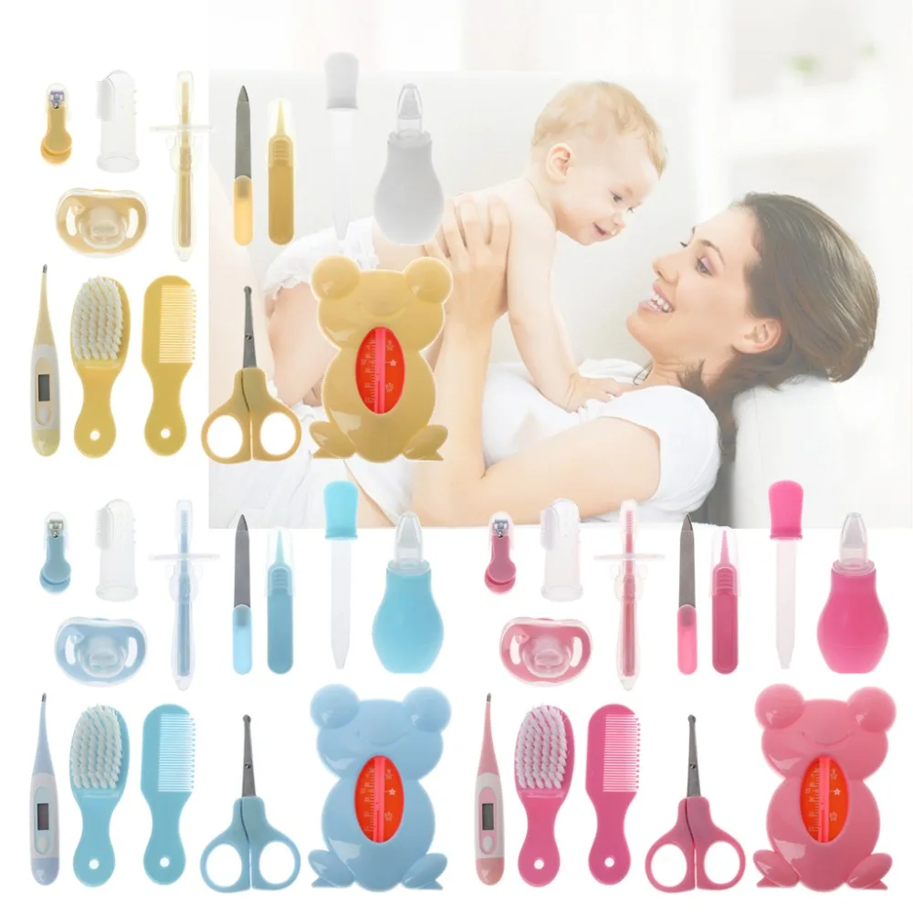 13PCS Baby Kids Health Care Kit Thermometer Nail Clippers Comb Grooming Hairbrush Pacifier Toothbrush Newborn Safety Care Tool
13PCS Baby Kids Health Care Kit Thermometer Nail Clippers Comb Grooming Hairbrush Pacifier Toothbrush Newborn Safety Care Tool