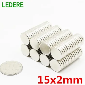 LEDERE 50pcs Neodymium Magnet 15x2 N35 Small Disc Round Super Strong Powerful Rare Earth NDFEB 15*2mm 15mmx2mm 15x2mm 15x2 mm
LEDERE 50pcs Neodymium Magnet 15x2 N35 Small Disc Round Super Strong Powerful Rare Earth NDFEB 15*2mm 15mmx2mm 15x2mm 15x2 mm