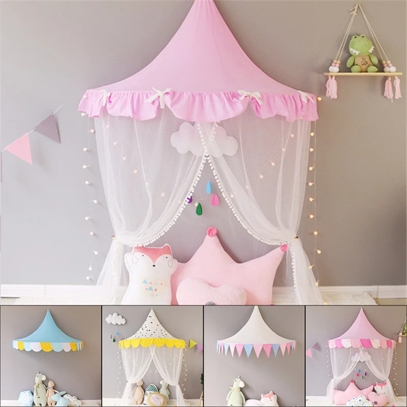 Teepee Tipi Children Tent For Kids Canopy Drapes Cribs Baby Cabin Girl Princess Cottages Bed Curtains Sofa Decor Dream Tent
Teepee Tipi Children Tent For Kids Canopy Drapes Cribs Baby Cabin Girl Princess Cottages Bed Curtains Sofa Decor Dream Tent