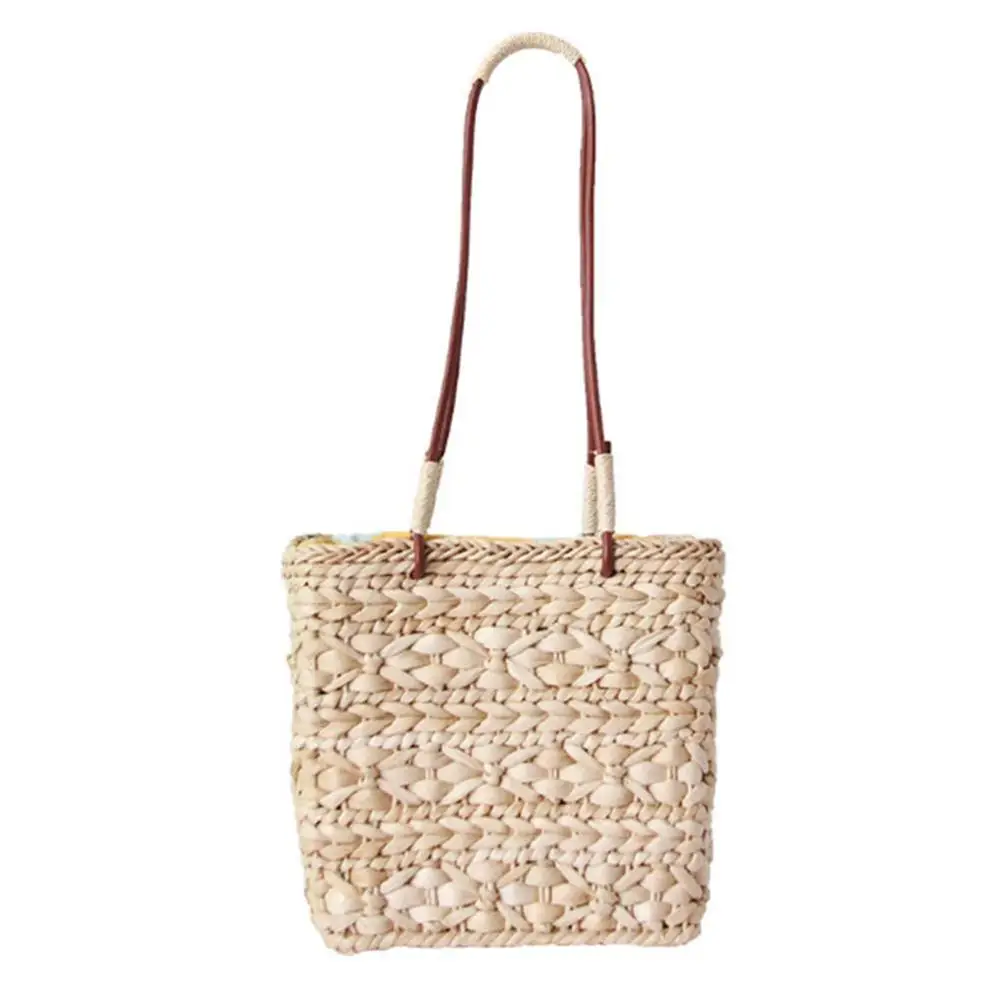 Ins Style Women's Straight Beach Bag Imitated Straw Woven Flap Bags Natural Fashion Rattan Bag For Ladies Brand New
Ins Style Women's Straight Beach Bag Imitated Straw Woven Flap Bags Natural Fashion Rattan Bag For Ladies Brand New