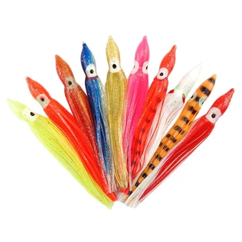 10 PCS Rubber Squid Skirts Octopus Soft Fishing Lures Tuna Sailfish Baits Mix Colors Boat Fishing Sea Fishing Shore Throwing
10 PCS Rubber Squid Skirts Octopus Soft Fishing Lures Tuna Sailfish Baits Mix Colors Boat Fishing Sea Fishing Shore Throwing