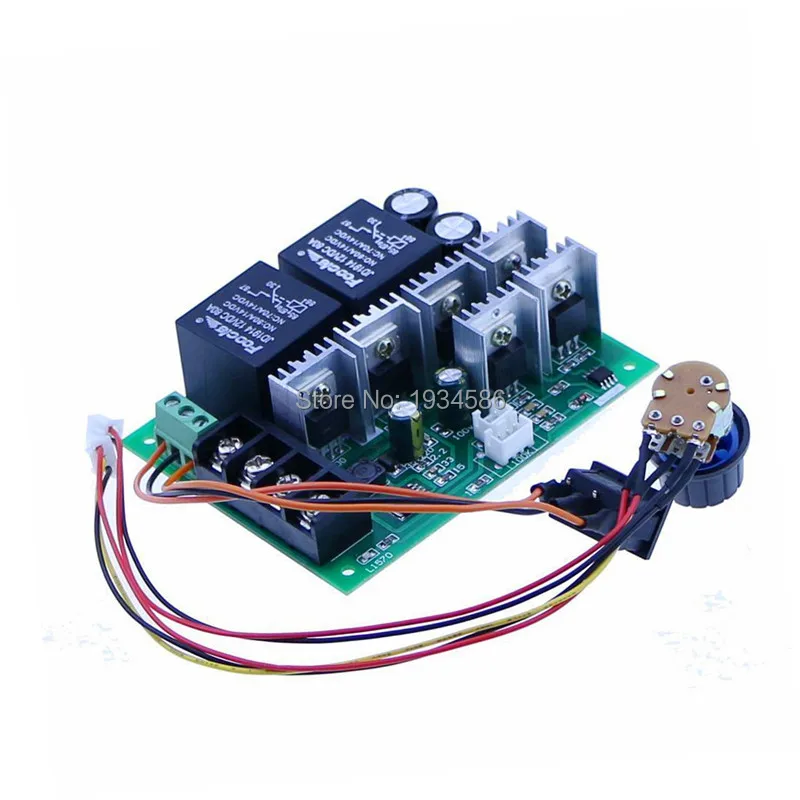 2000W 10-50V 40A PWM DC Brush Motor Speed Control 0%-100% Controller CW CCW Governor Reversing Switch Module 10V 12V 24V 36V 48V
2000W 10-50V 40A PWM DC Brush Motor Speed Control 0%-100% Controller CW CCW Governor Reversing Switch Module 10V 12V 24V 36V 48V