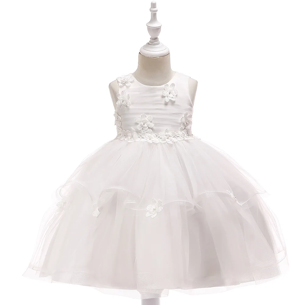 Little Girls White Embroidery Flowers Princess Dresses for Wedding Party Children Clothes Girls Ball Gown Mesh Performance Dress
Little Girls White Embroidery Flowers Princess Dresses for Wedding Party Children Clothes Girls Ball Gown Mesh Performance Dress