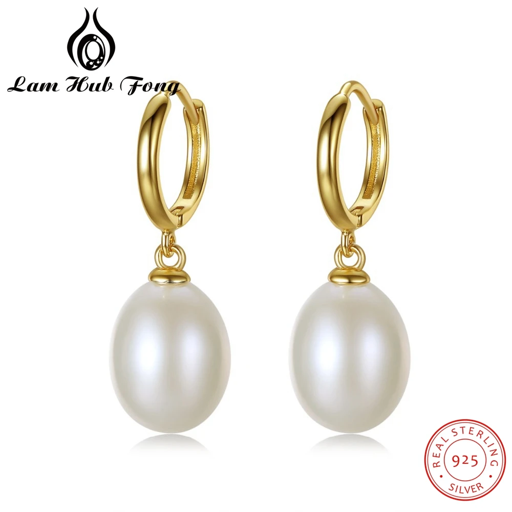 High Quality Natural Pearl Hoop Earrings For Women 100% 925 Sterling Silver OL Style Earring Elegant Wedding Fine Jewelry
High Quality Natural Pearl Hoop Earrings For Women 100% 925 Sterling Silver OL Style Earring Elegant Wedding Fine Jewelry
