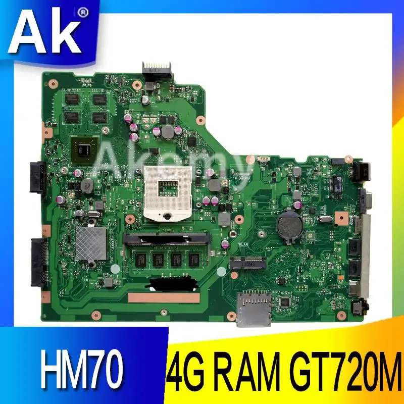 AK X75VC Laptop motherboard for ASUS X75VC X75VB X75VD X75V X75 Test original mainboard HM70 4G RAM GT720M
AK X75VC Laptop motherboard for ASUS X75VC X75VB X75VD X75V X75 Test original mainboard HM70 4G RAM GT720M