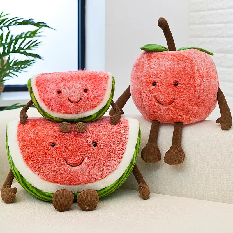 New Fruit Vegetables Plush Toys Fruit Watermelon Cherry Stuffed Pillow Sofa Soft Plush Doll Toys For Children Girls Gift
New Fruit Vegetables Plush Toys Fruit Watermelon Cherry Stuffed Pillow Sofa Soft Plush Doll Toys For Children Girls Gift