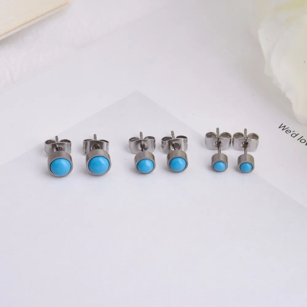 4mm/5mm/6mm Trendy Round Shape 100% Pure Titanium Stud Earrings New Style for Women Girl Fashion Ear Jewelry
4mm/5mm/6mm Trendy Round Shape 100% Pure Titanium Stud Earrings New Style for Women Girl Fashion Ear Jewelry