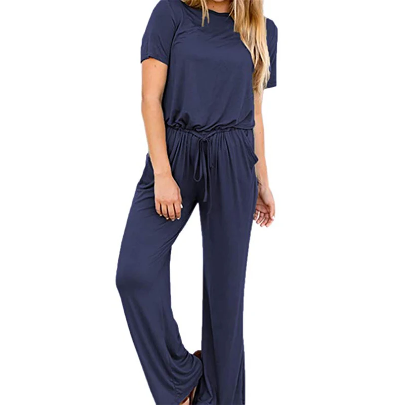 2018 Female Plus Size Women Autumn Jumpsuits Overalls Pockets Drawstring Loose Casual Long Playsuit Wide Leg Pants Macacao GV854
2018 Female Plus Size Women Autumn Jumpsuits Overalls Pockets Drawstring Loose Casual Long Playsuit Wide Leg Pants Macacao GV854