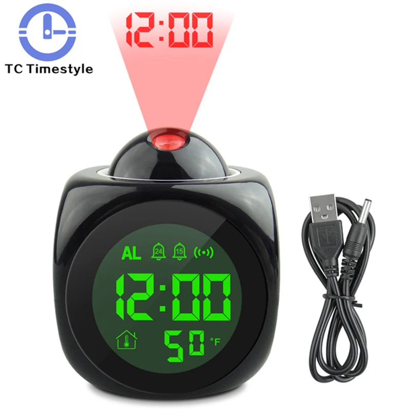 Led Display Modern Projection Led Clock Electronic Desktop Alarm Clock Digital Table Clocks Snooze Function Cables
Led Display Modern Projection Led Clock Electronic Desktop Alarm Clock Digital Table Clocks Snooze Function Cables