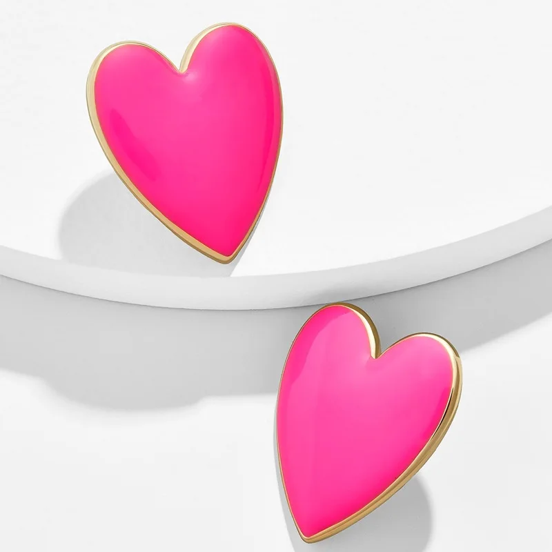 New Style Heart Alloy Drop Oil Spring And Summer Color Is Multi - color Fashion Earrings For Women Party Jewelry
New Style Heart Alloy Drop Oil Spring And Summer Color Is Multi - color Fashion Earrings For Women Party Jewelry