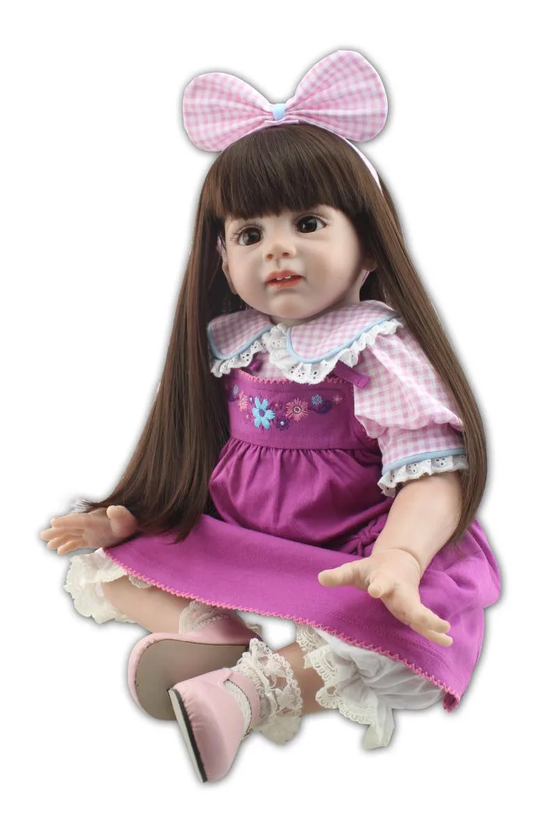 55CM silicone reborn babies dolls lifelike baby alive bonecas best children toys birthday gift adorable princess kids toys
55CM silicone reborn babies dolls lifelike baby alive bonecas best children toys birthday gift adorable princess kids toys