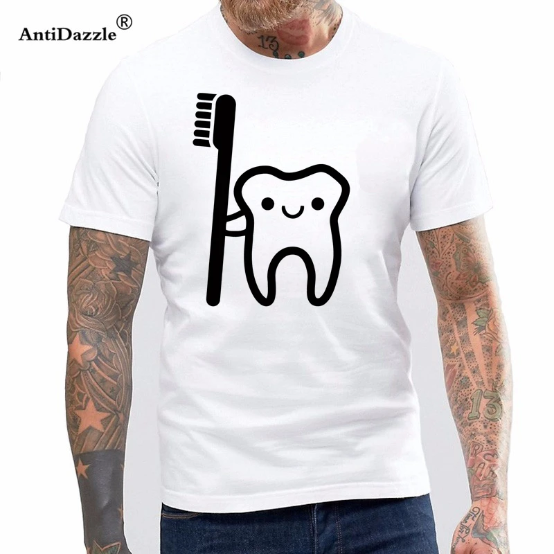 New Summer Dentist Teeth And Toothbrush T Shirt Cotton Casual Short Sleeve T-shirts Men Top Tees
New Summer Dentist Teeth And Toothbrush T Shirt Cotton Casual Short Sleeve T-shirts Men Top Tees