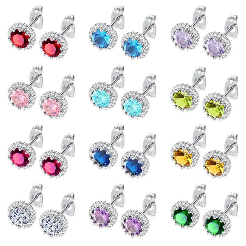 Round Wholesale Earrings Mix Lots Colorful AAA Cubic Zirconia Earrings for Women 2017 Christmas Jewelry 12 pieces 1 set Earrings
Round Wholesale Earrings Mix Lots Colorful AAA Cubic Zirconia Earrings for Women 2017 Christmas Jewelry 12 pieces 1 set Earrings