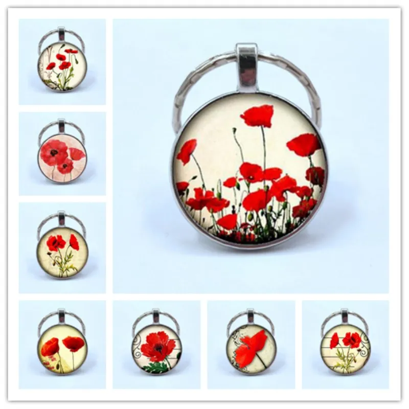 Poppy Art pendant poppy Keychain red white flower ornament natural pendant Double sided glass cabochon Keychain poppy jewelry
Poppy Art pendant poppy Keychain red white flower ornament natural pendant Double sided glass cabochon Keychain poppy jewelry