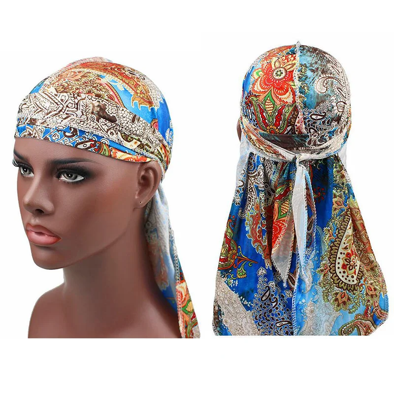 Unisex Men Women Breathable Floral Print Bandana Hat Silky Durag do doo du rag long tail headwrap chemo cap
Unisex Men Women Breathable Floral Print Bandana Hat Silky Durag do doo du rag long tail headwrap chemo cap