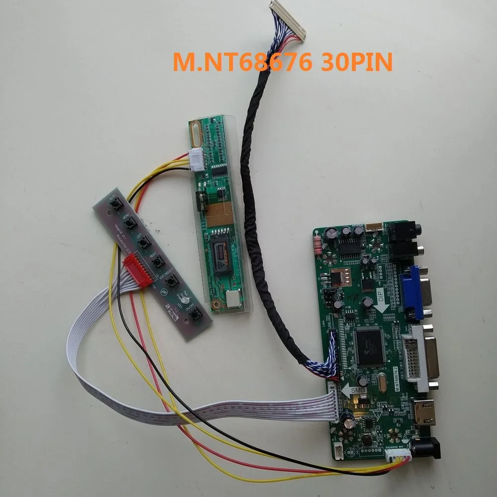Kit for LP156WH1-TLC2 1 lamps LVDS 15.6" Controller board 30pin Panel monitor Driver screen 1366X768 Signal VGA HDMI DVI
Kit for LP156WH1-TLC2 1 lamps LVDS 15.6" Controller board 30pin Panel monitor Driver screen 1366X768 Signal VGA HDMI DVI