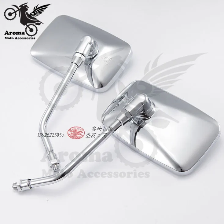 chrome 10mm motorcycle rearview mirror 8mm universal motorbike side mirrors for yamaha moto Backup mirror suzuki kawasaki honda
chrome 10mm motorcycle rearview mirror 8mm universal motorbike side mirrors for yamaha moto Backup mirror suzuki kawasaki honda