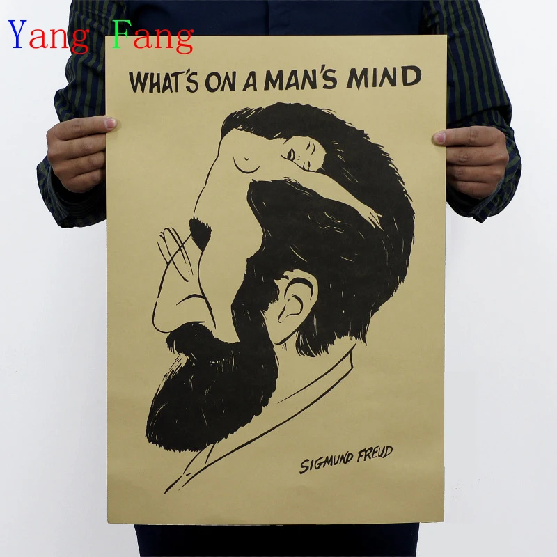 51x35cm Freud Portrait Kraft Paper Poster Retro Painting Core Vintage Posters Bar Decorative Painting Wall Stickers
51x35cm Freud Portrait Kraft Paper Poster Retro Painting Core Vintage Posters Bar Decorative Painting Wall Stickers