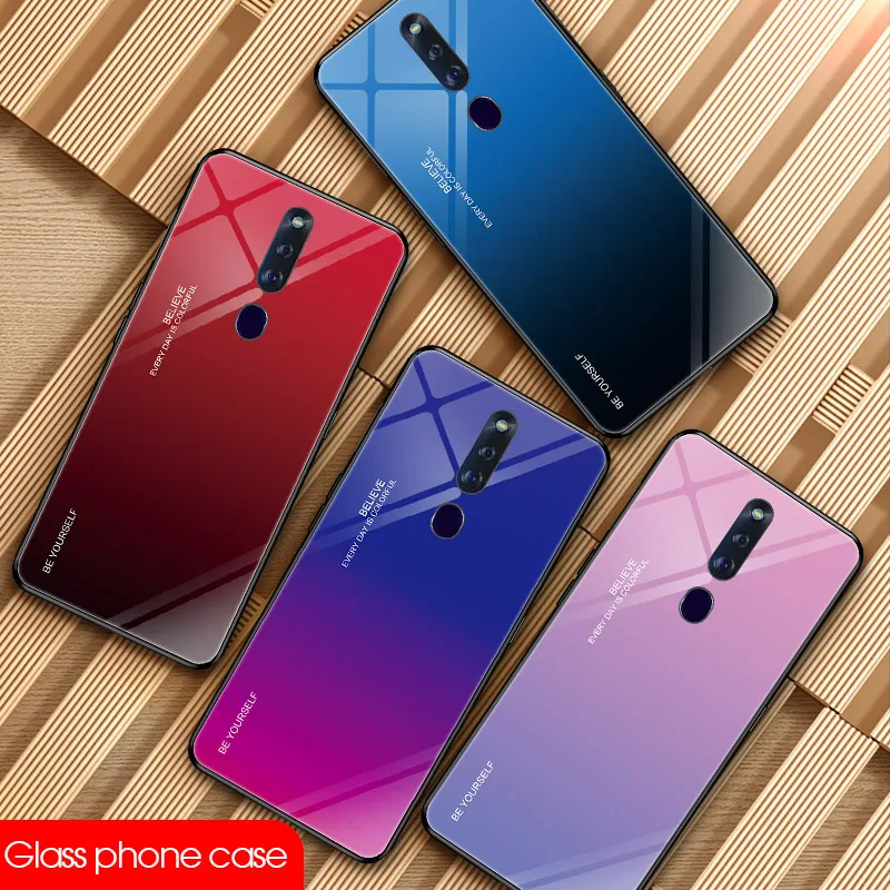 For OPPO F11 Pro Gradient Glass Case For OPPO F11 Find X R17 Pro R19 Case Soft TPU Full Case for OPPO K1 R15X Protective Cover
For OPPO F11 Pro Gradient Glass Case For OPPO F11 Find X R17 Pro R19 Case Soft TPU Full Case for OPPO K1 R15X Protective Cover
