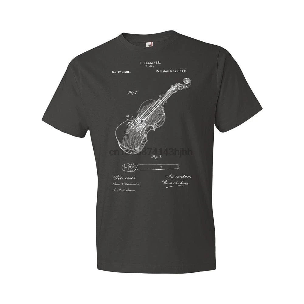 2018 Hot Sale New Men T Shirt Berliner Violin T-Shirt Violin Shirt Violin Patent Violinist Gift Musician Gift O-Neck Tee
2018 Hot Sale New Men T Shirt Berliner Violin T-Shirt Violin Shirt Violin Patent Violinist Gift Musician Gift O-Neck Tee
