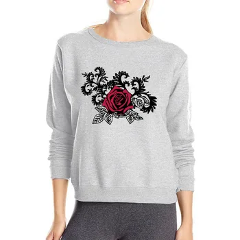 Hand printing rose hoodies original brand casual sweatshirt long sleeve spring hoody beautiful flowers Jacket women outwear
Hand printing rose hoodies original brand casual sweatshirt long sleeve spring hoody beautiful flowers Jacket women outwear