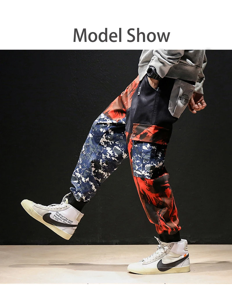 Camo Pants Man Hip Hop Ankle (1)